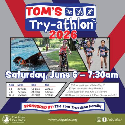 Image for Tom's tryathalon for Saturday June 6, 2026