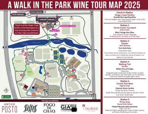A Walk in the Park Map