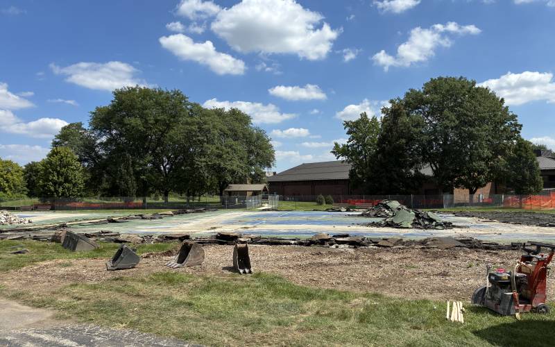 Outdoor Tennis Court Project - During Construction August 2026 Outdoor Tennis Court Project - During Construction August 2026